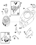 Page F Diagram and Parts List for 20767 6900001-6999999 - 1996 Toro Lawn Mower