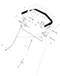 Traction Control Assembly Diagram and Parts List for 20771 3000001-3999999 - 1983 Toro Lawn Mower