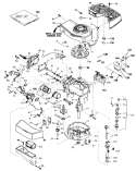 Engine Diagram and Parts List for 20771 3000001-3999999 - 1983 Toro Lawn Mower