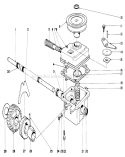 Gear Case Assembly Diagram and Parts List for 20771 3000001-3999999 - 1983 Toro Lawn Mower