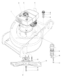 Page B Diagram and Parts List for 20772 0000001-0999999 - 1980 Toro Lawn Mower