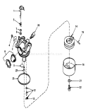 Page B Diagram and Parts List for 20773 3000001-3999999 - 1983 Toro Lawn Mower