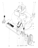 Page F Diagram and Parts List for 20773 3000001-3999999 - 1983 Toro Lawn Mower