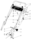 Page F Diagram and Parts List for 20775 9000001-9999999 - 1979 Toro Lawn Mower