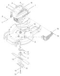 Page B Diagram and Parts List for 20776 9900001-9999999 - 1999 Toro Lawn Mower