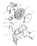 Page H Diagram and Parts List for 20778 9000001-9999999 - 1979 Toro Lawn Mower