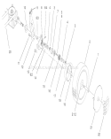 Page G Diagram and Parts List for 20779 210000001-210999999 - 2001 Toro Lawn Mower