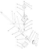 Page H Diagram and Parts List for 20779 210000001-210999999 - 2001 Toro Lawn Mower