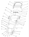 Page N Diagram and Parts List for 20781 220000001-220999999 - 2002 Toro Lawn Mower
