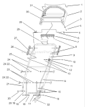 Page N Diagram and Parts List for 20781 230000001-230999999 - 2003 Toro Lawn Mower