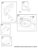 Page P Diagram and Parts List for 20781 230000001-230999999 - 2003 Toro Lawn Mower
