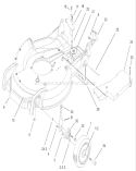 Page H Diagram and Parts List for 20781 230000001-230999999 - 2003 Toro Lawn Mower