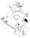 Page F Diagram and Parts List for 20782C 5000001-5999999 - 1985 Toro Lawn Mower