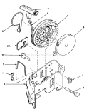 Page H Diagram and Parts List for 20782C 5000001-5999999 - 1985 Toro Lawn Mower