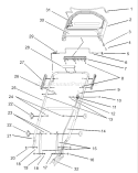 Page Z Diagram and Parts List for 20783 230000001-230002003 - 2003 Toro Lawn Mower