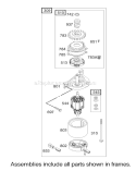 Page AH Diagram and Parts List for 20783 230000001-230002003 - 2003 Toro Lawn Mower