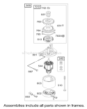 Page AH Diagram and Parts List for 20783 230002004-230999999 - 2003 Toro Lawn Mower