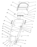 Page Z Diagram and Parts List for 20784 220000001-220999999 - 2002 Toro Lawn Mower