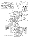 Engine Diagram and Parts List for 20785 0000001-0999999 - 1980 Toro Lawn Mower