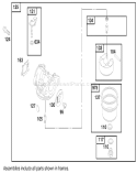 Page E Diagram and Parts List for 20786 8900001-8999999 - 1998 Toro Lawn Mower