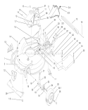Housing Assembly Diagram and Parts List for 20787 8900001-8999999 - 1998 Toro Lawn Mower