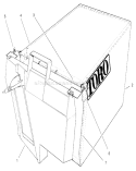 Grass Bag Assembly Diagram and Parts List for 20787 9900001-9999999 - 1999 Toro Lawn Mower