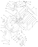 Housing Assembly Diagram and Parts List for 20787 9900001-9999999 - 1999 Toro Lawn Mower