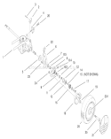 Rear Axle Assembly Diagram and Parts List for 20787 9900001-9999999 - 1999 Toro Lawn Mower