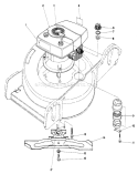 Engine Assembly Diagram and Parts List for 20788 0000001-0999999 - 1980 Toro Lawn Mower