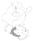 Leaf Shredder Kit Diagram and Parts List for 20788 0000001-0999999 - 1980 Toro Lawn Mower