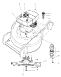 Engine Assembly Diagram and Parts List for 20788 1000001-1999999 - 1981 Toro Lawn Mower