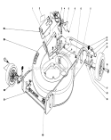 Housing Assembly Diagram and Parts List for 20788 1000001-1999999 - 1981 Toro Lawn Mower