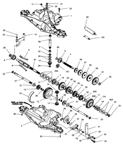 Peerless Transaxle Model No. 915-019 Diagram and Parts List for 70131 6900001 - 6999999 Toro Lawn Tractor