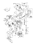 Engine Diagram and Parts List for 20790 0000001-0999999 - 1980 Toro Lawn Mower