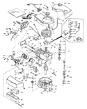 Engine Diagram and Parts List for 20790 1000001-1999999 - 1981 Toro Lawn Mower