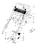 Handle Assembly Diagram and Parts List for 20790 9000001-9999999 - 1979 Toro Lawn Mower