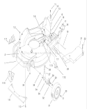 Housing, Handle Bracket and Wheel Assembly Diagram and Parts List for 20789 200000001-200999999 - 2000 Toro Lawn Mower