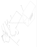 Rear Bagger Assembly Diagram and Parts List for 20789 200000001-200999999 - 2000 Toro Lawn Mower
