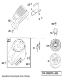 Blower Housing Assembly Diagram and Parts List for 20789 200000001-200999999 - 2000 Toro Lawn Mower