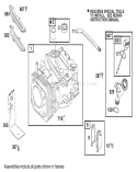 Cylinder Assembly Diagram and Parts List for 20789 200000001-200999999 - 2000 Toro Lawn Mower
