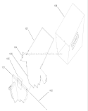 Rear Grass Bag Assembly Diagram and Parts List for 20791 210000001-210999999 - 2001 Toro Lawn Mower
