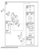 Carburetor Diagram and Parts List for 20791 210000001-210999999 - 2001 Toro Lawn Mower