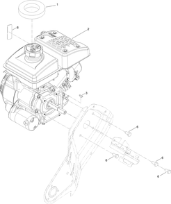 Engine Assembly Diagram and Parts List for 38472 408852000 - 999999999 Toro Snow Blower