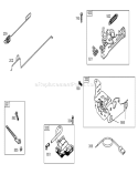 Governor Assembly Diagram and Parts List for 20792 250000001-250999999 - 2005 Toro Lawn Mower