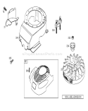 Blower Housing Assembly Diagram and Parts List for 20792 250000001-250999999 - 2005 Toro Lawn Mower