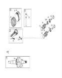 Crankshaft Assembly Diagram and Parts List for 20792 250000001-250999999 - 2005 Toro Lawn Mower