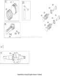 Crankshaft Assembly Diagram and Parts List for 20792 270000001-270999999 - 2007 Toro Lawn Mower