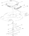 Part Location Diagram of 115-4654 Toro Decal-Shroud