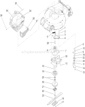 Engine and Blade Assembly Diagram and Parts List for 20793 250000001-250999999 - 2005 Toro Lawn Mower