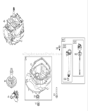 Crankcase Assembly Diagram and Parts List for 20054 250000001-250999999 - 2005 Toro Lawn Mower